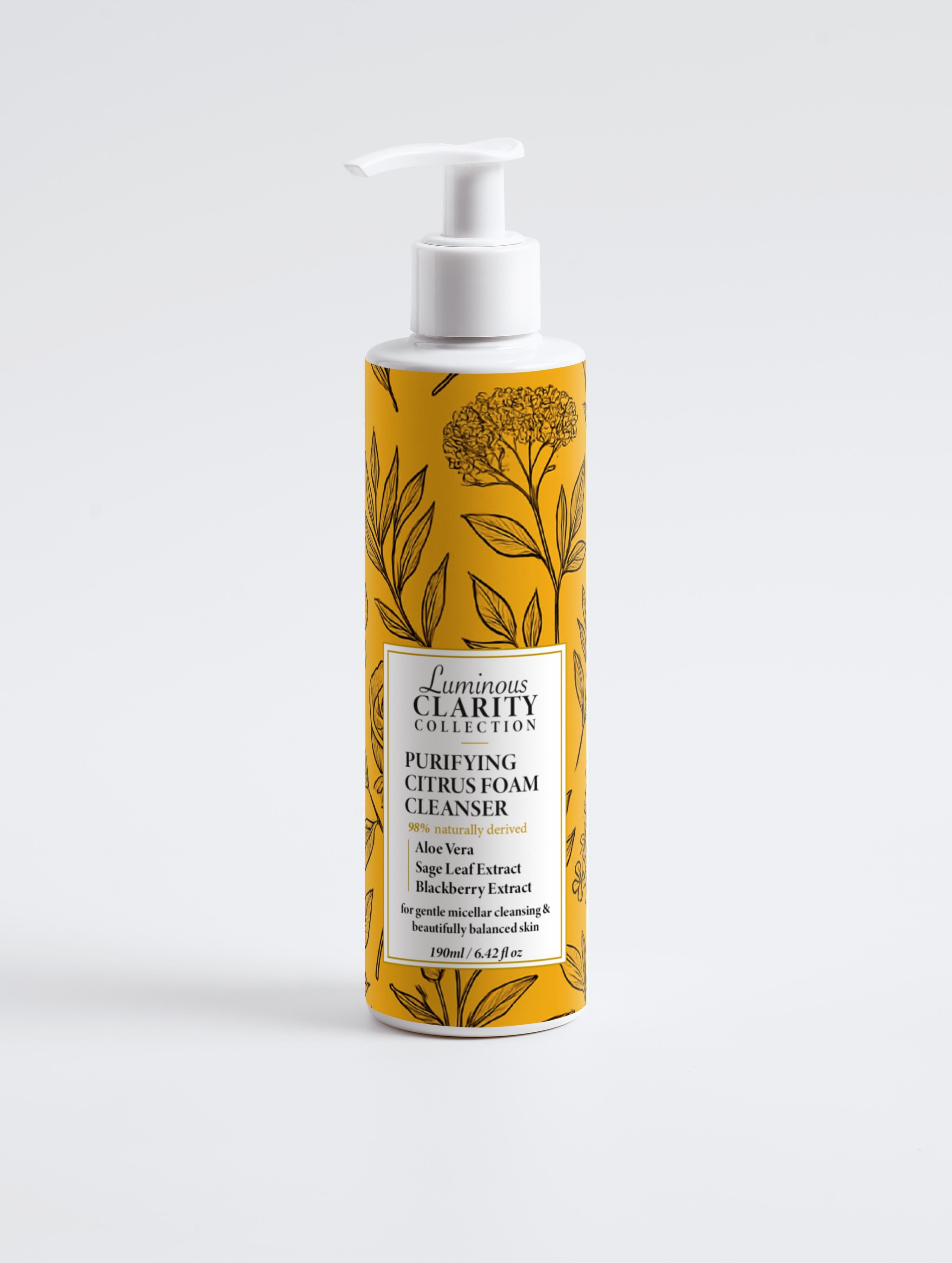 Step 1: Purifying Citrus Foaming Cleanser