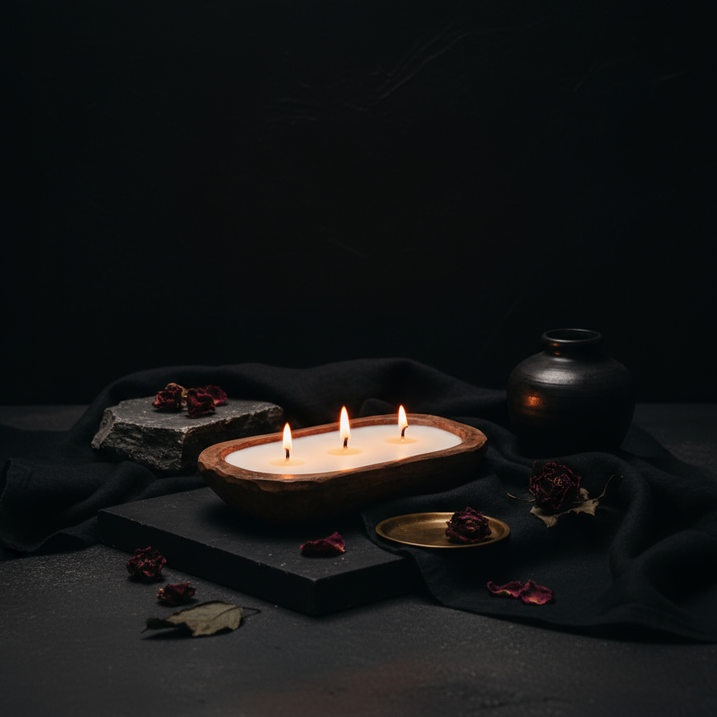 3-Wick Dough Bowl Soy Candle - Pillow Talk