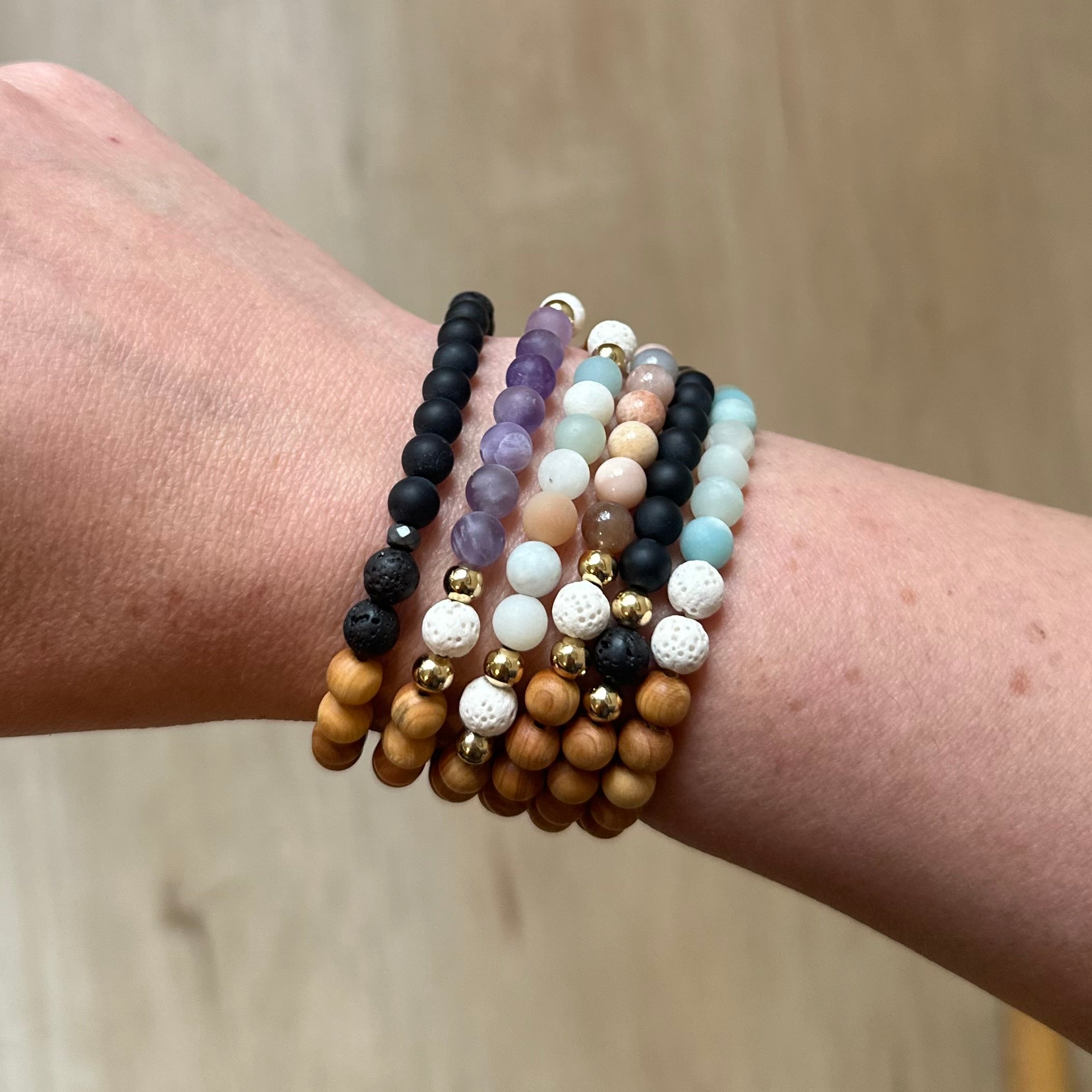 Gemstone Diffuser Bracelet (asst.)