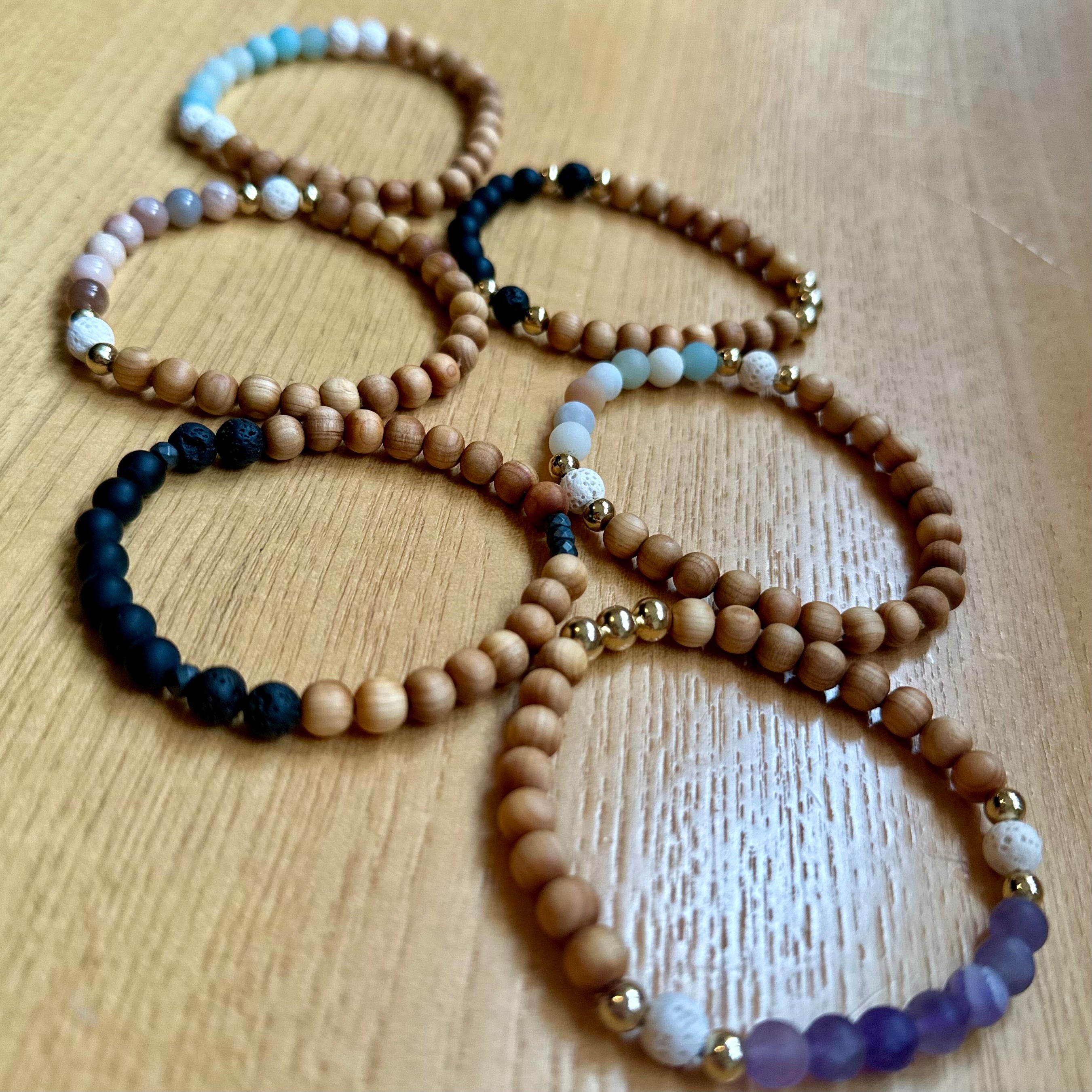 Gemstone Diffuser Bracelet (asst.)