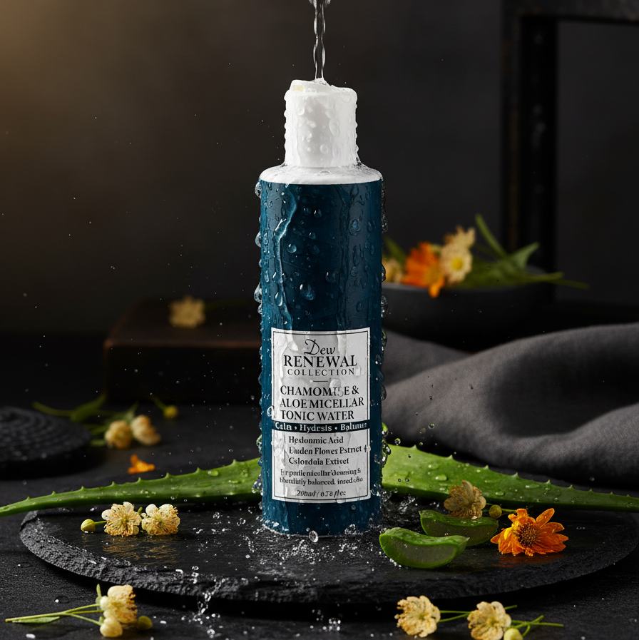 Step 2: Chamomile & Aloe Vera Micellar Cleansing Tonic