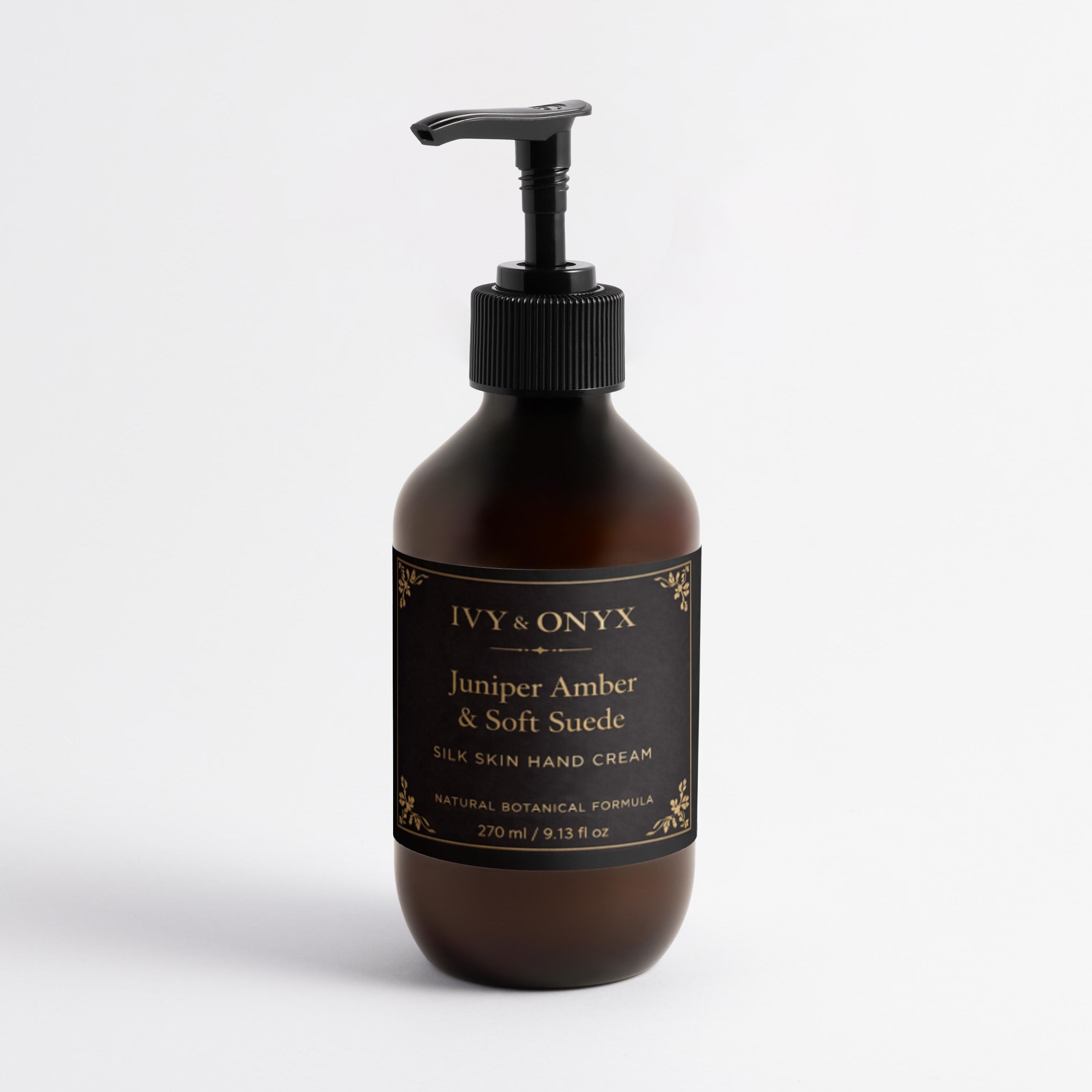 Juniper Amber & Soft Suede Silk Skin Hand Cream 270ml