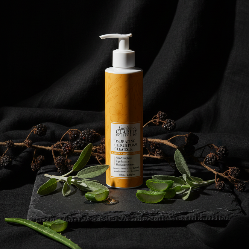 IVY & ONYX | Step 1: Purifying Citrus Foaming Cleanser