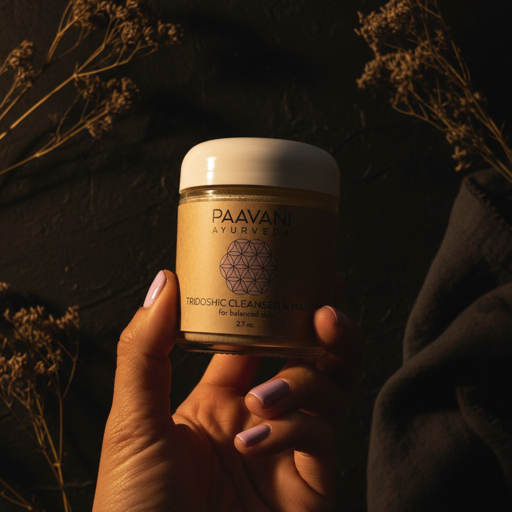 Tridoshic Cleanser & Mask | Ayurvedic Cleansing Grains for Balanced, Radiant Skin