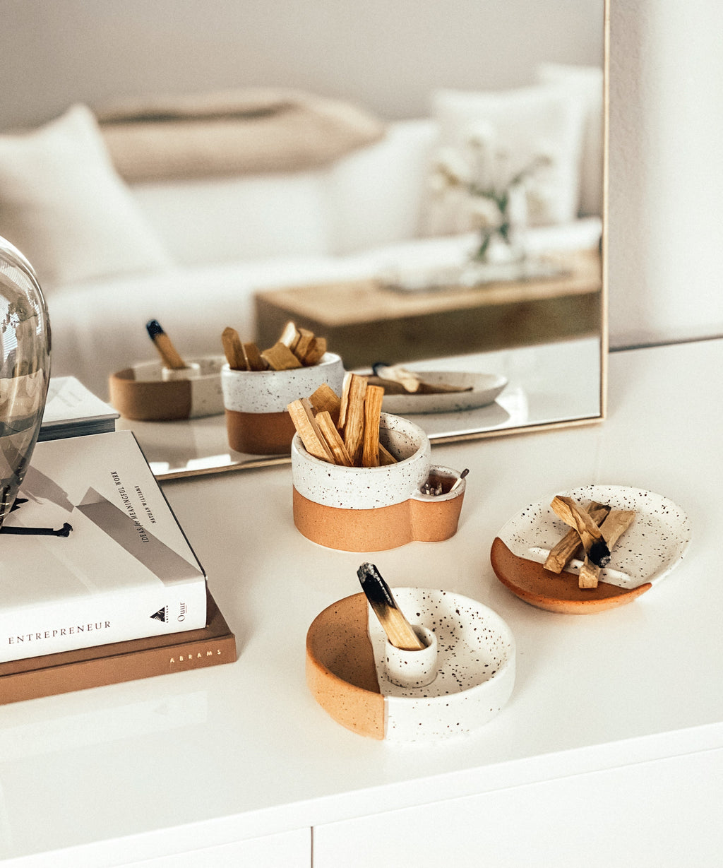 Palo Santo Holder - Terracotta-3