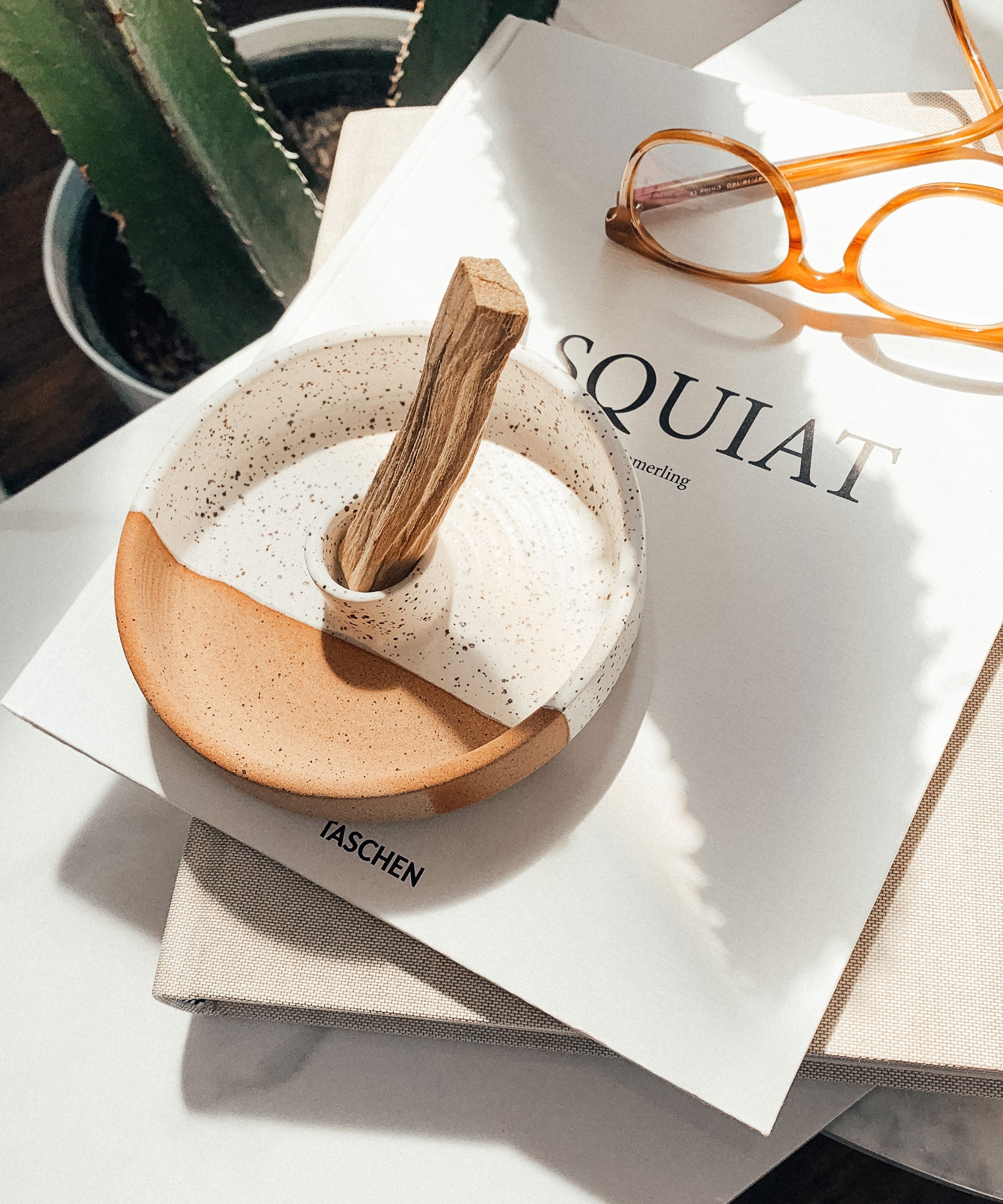 Palo Santo Holder - Terracotta-2