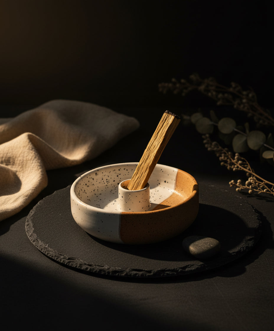 Palo Santo Holder - Terracotta