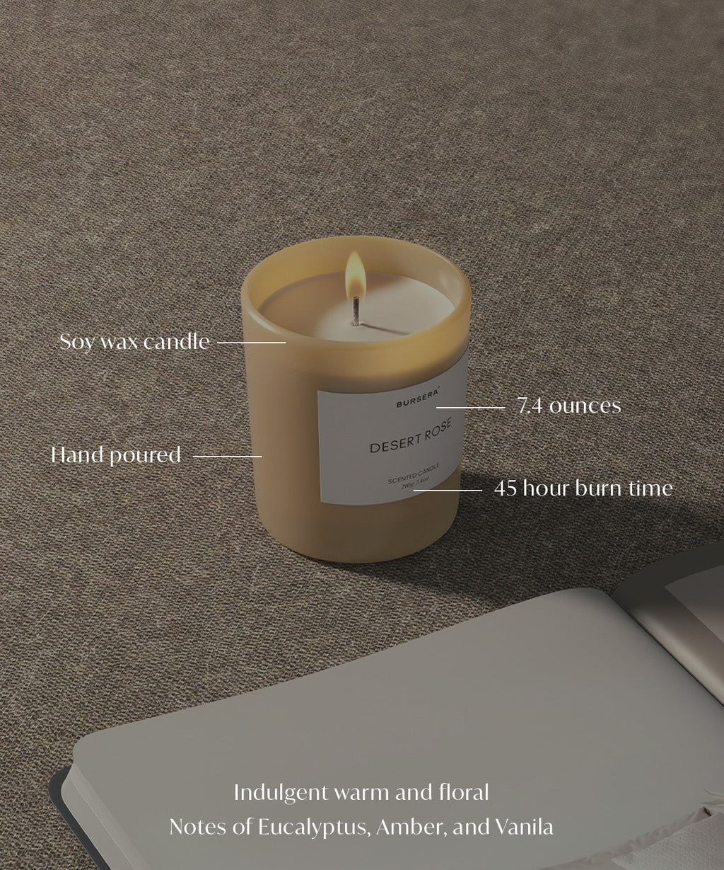 Scented Candle - Desert Rose-2