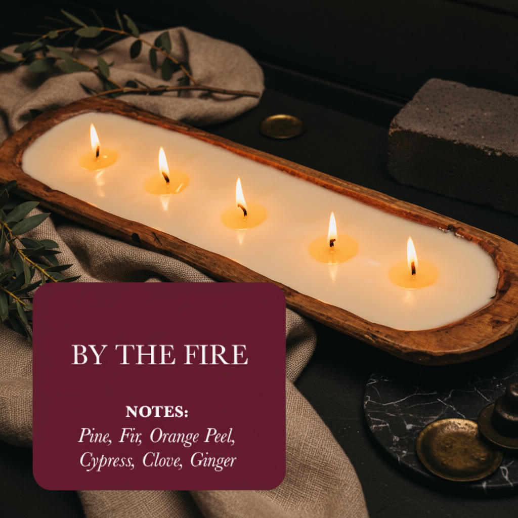 5-Wick Dough Bowl Soy Candle - By The Fire