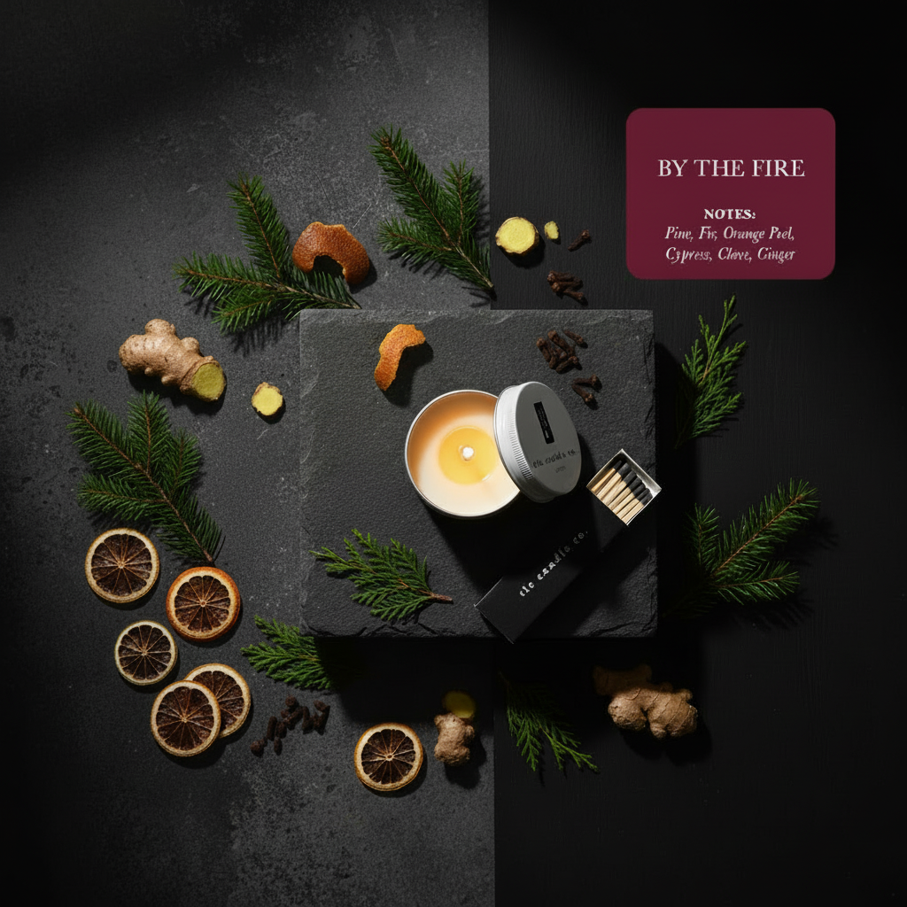 Travel Candle with Matches - By The Fire