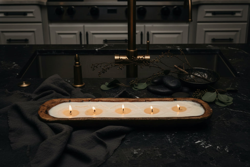 5-Wick Dough Bowl Soy Candle - Pomme Cider