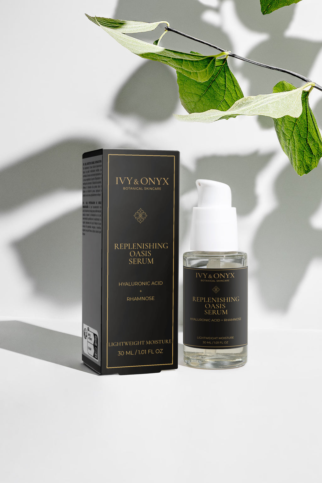 Sérum régénérant Oasis avec acide hyaluronique multi-moléculaire et rhamnose