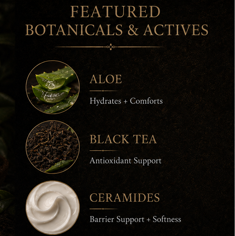 Smoothing Ceramide Eye Cream with Aloe + Black Tea