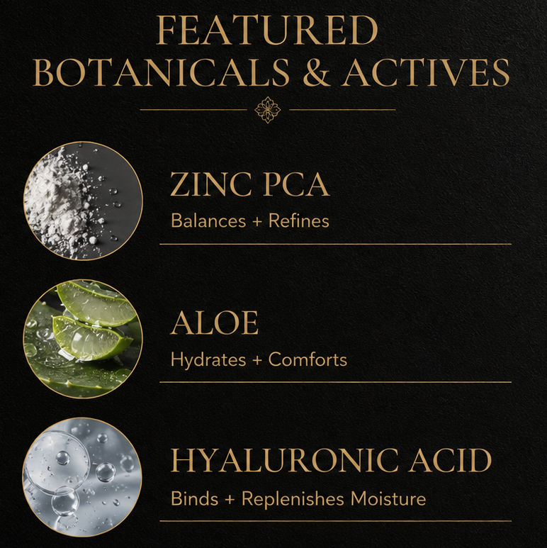 Gel hydratant sébo-régulateur à l'aloe vera et au zinc PCA