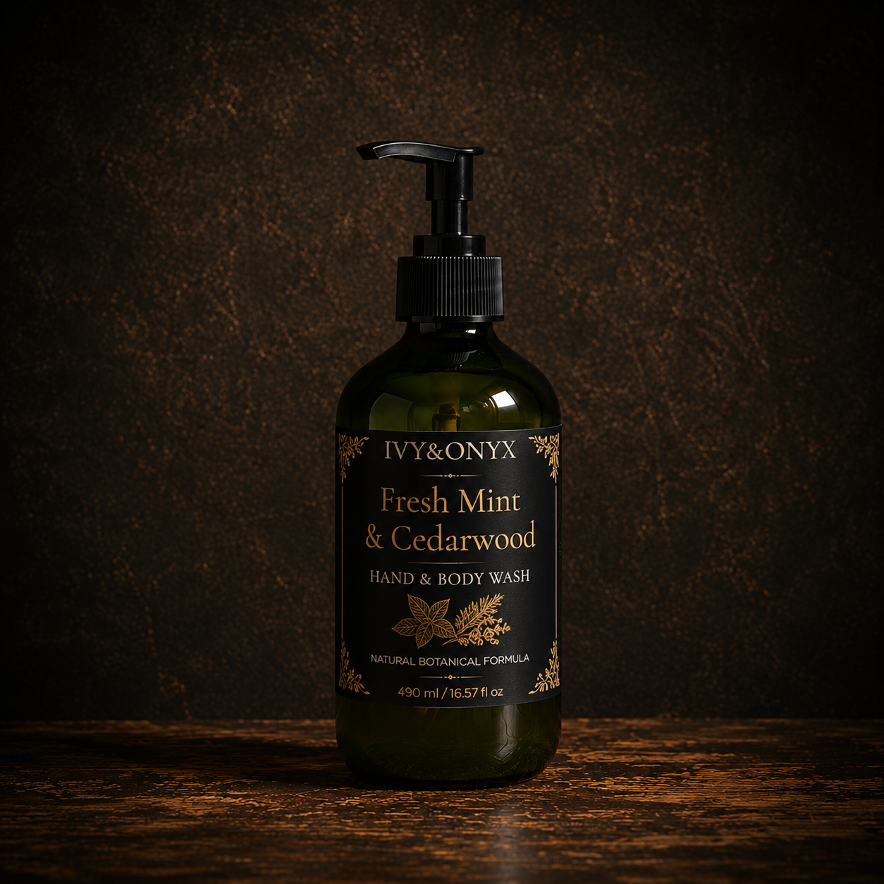 Fresh Mint & Cedarwood Hand & Body Wash • 490 ml / 16.57 fl oz