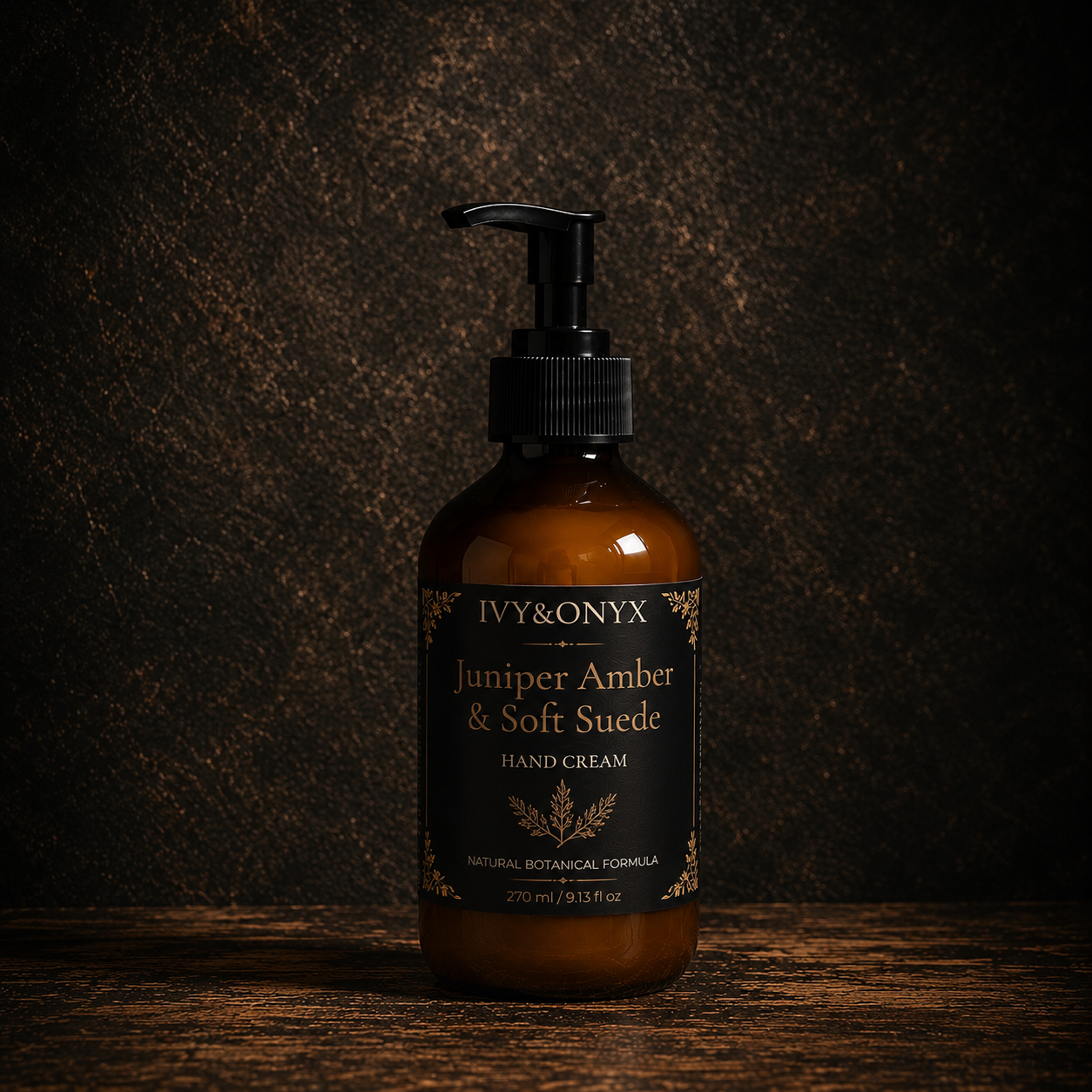 Juniper Amber & Soft Suede Hand Cream • 270 ml / 9.13 fl oz