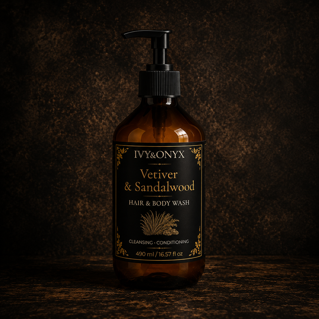 Gel Douche Corps & Cheveux Vétiver & Bois de Santal
