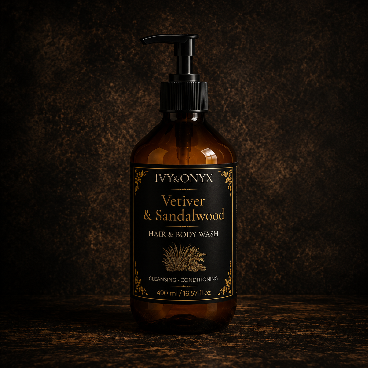 The Onyx Reserve Hair & Body Wash • 490 ml / 16.57 fl oz