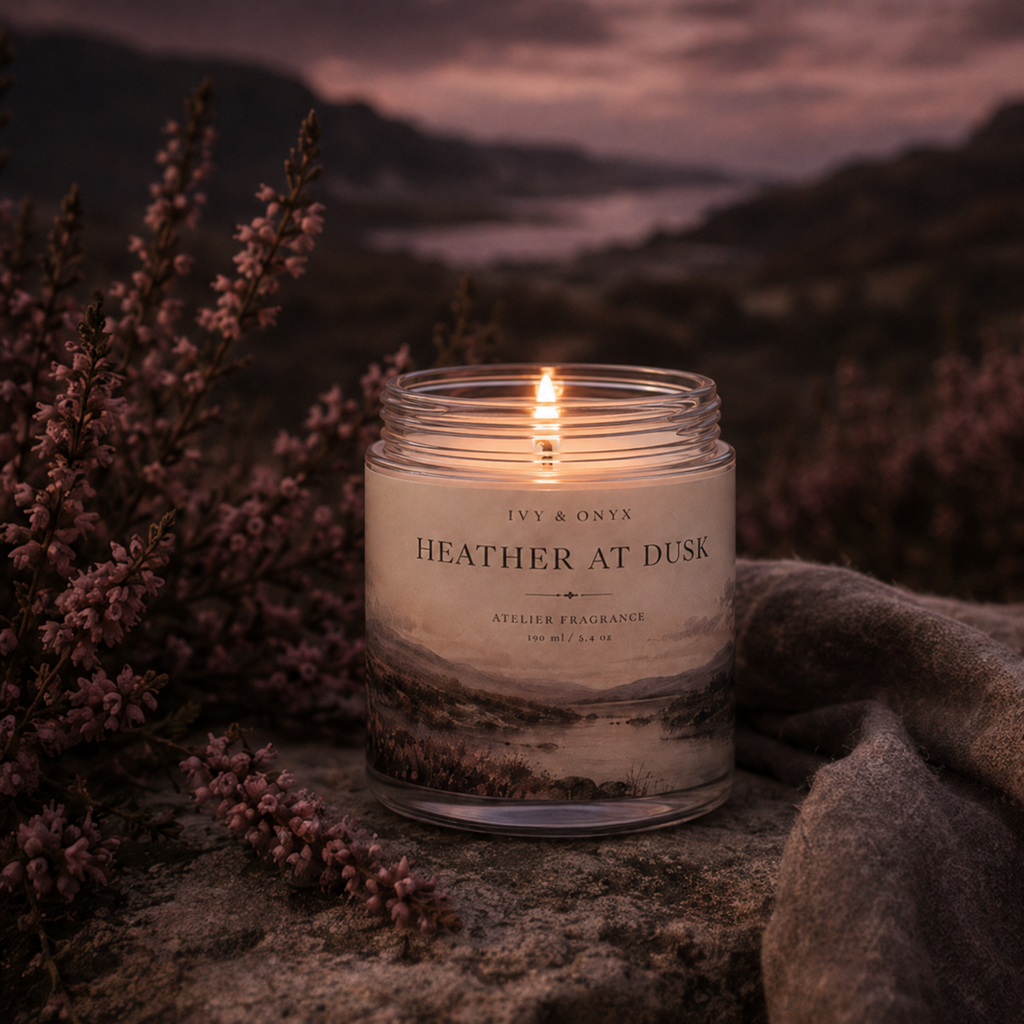 Heather at Dusk Candle