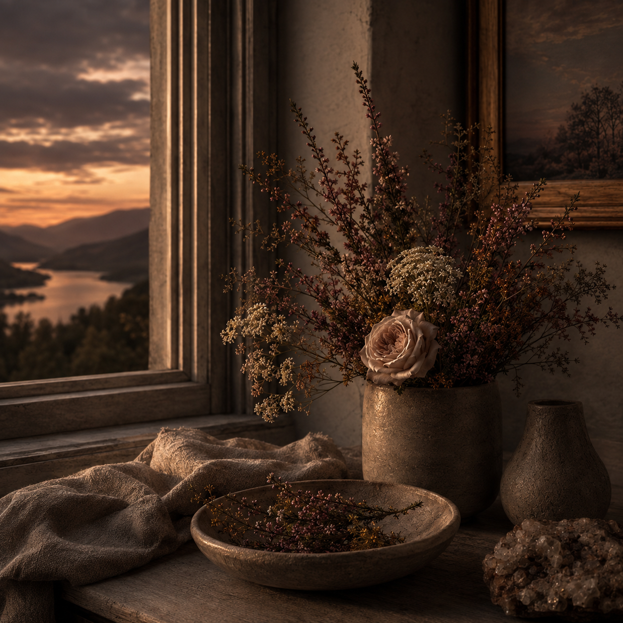 Heather at Dusk Candle