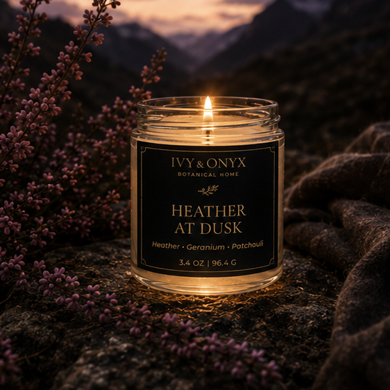 Heather at Dusk Candle