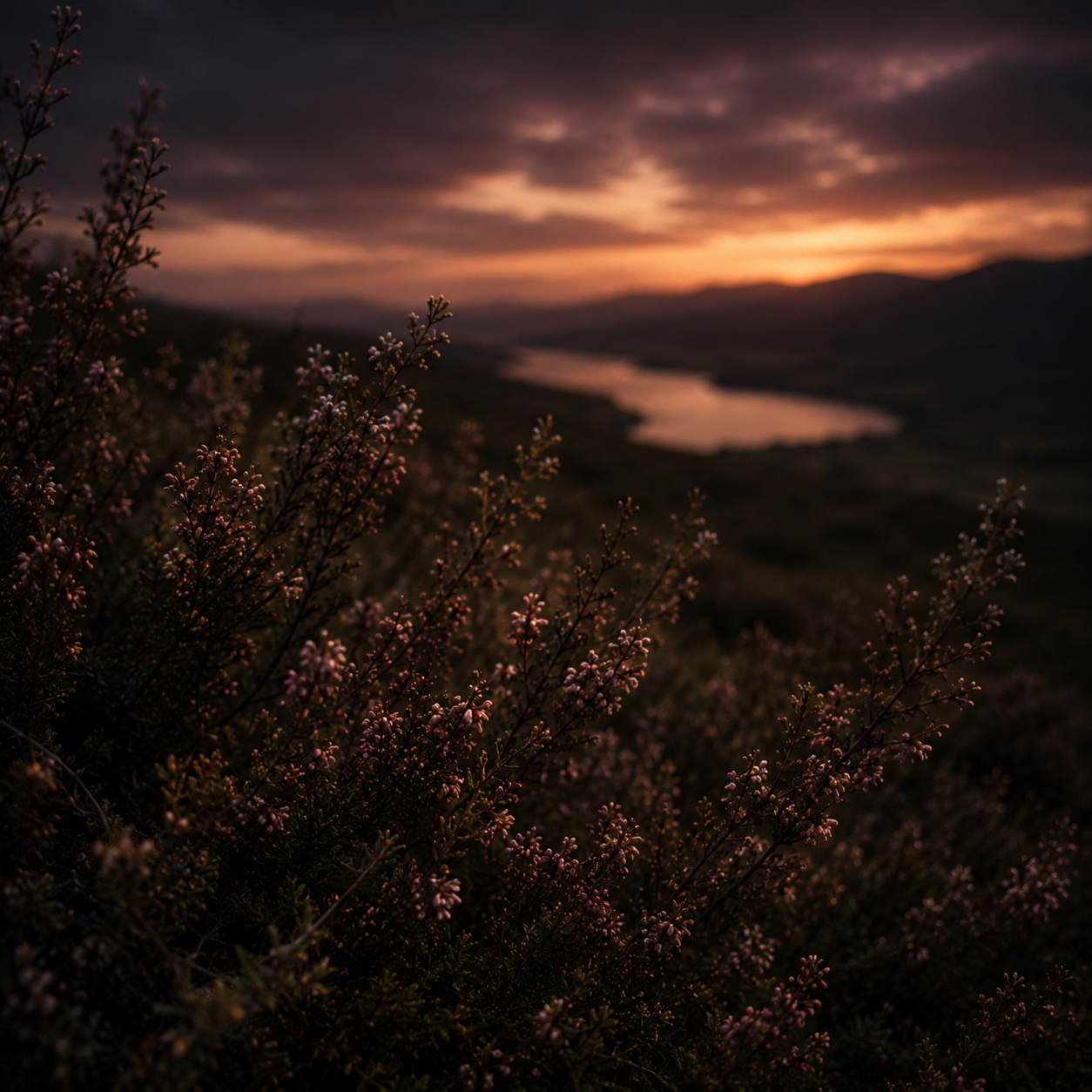 Heather at Dusk Candle