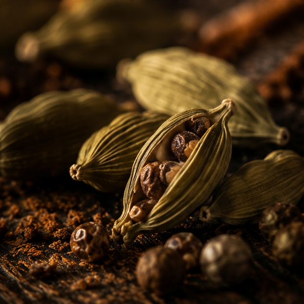 Sérum corporel à l'acide hyaluronique, agrumes épicés et bois de santal