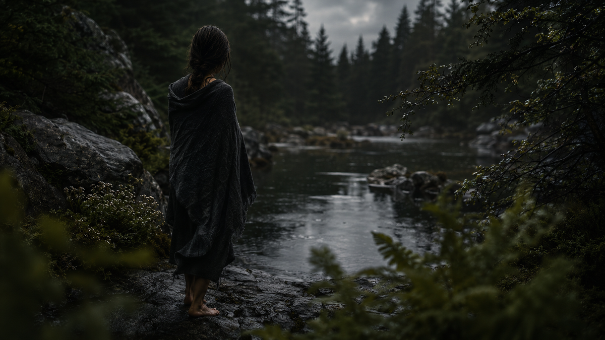 A return to the earth, washed clean and newly awakened