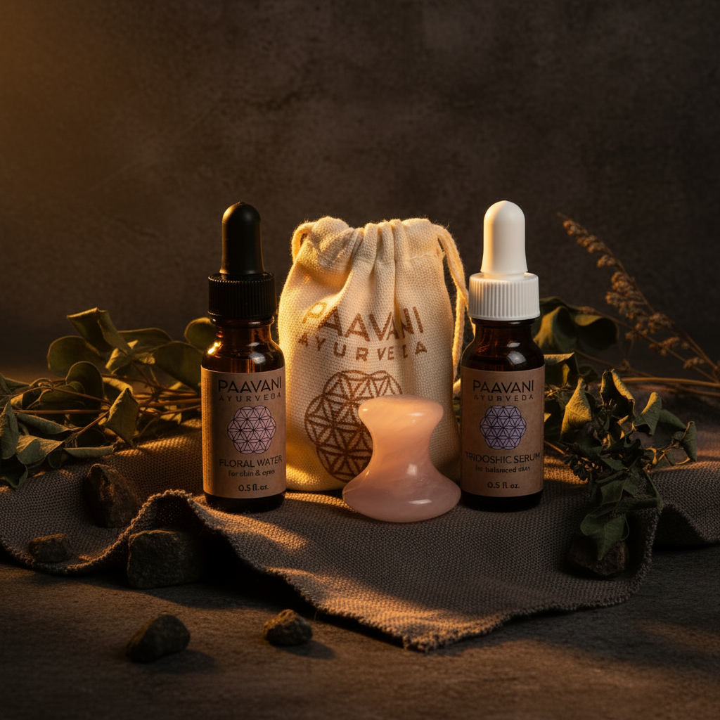 Radiant Skin Ritual | Ayurvedic Rose Quartz Facial Massage Kit