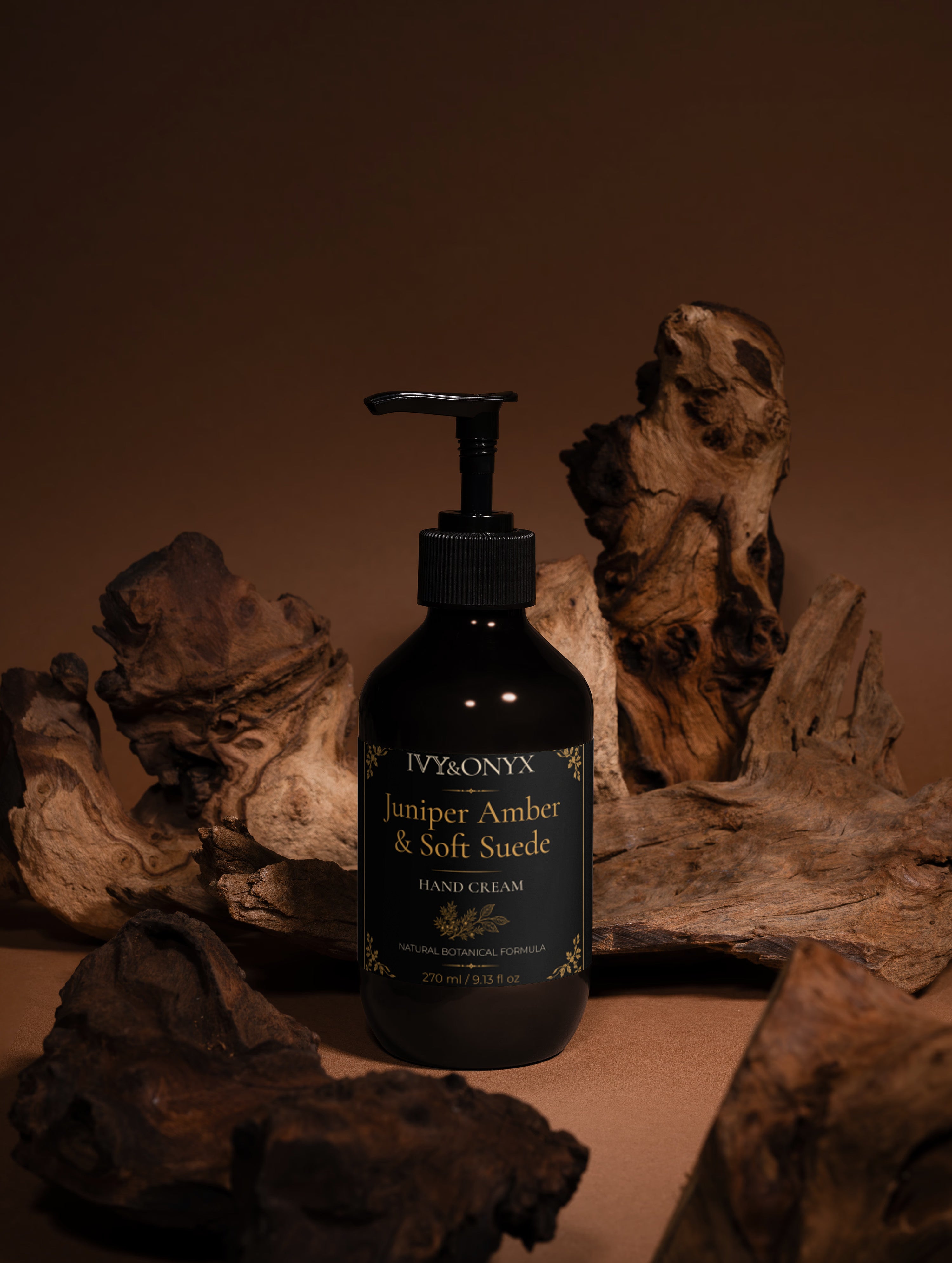 Juniper Amber & Soft Suede Hand Cream, 270 ml / 9.13 fl oz