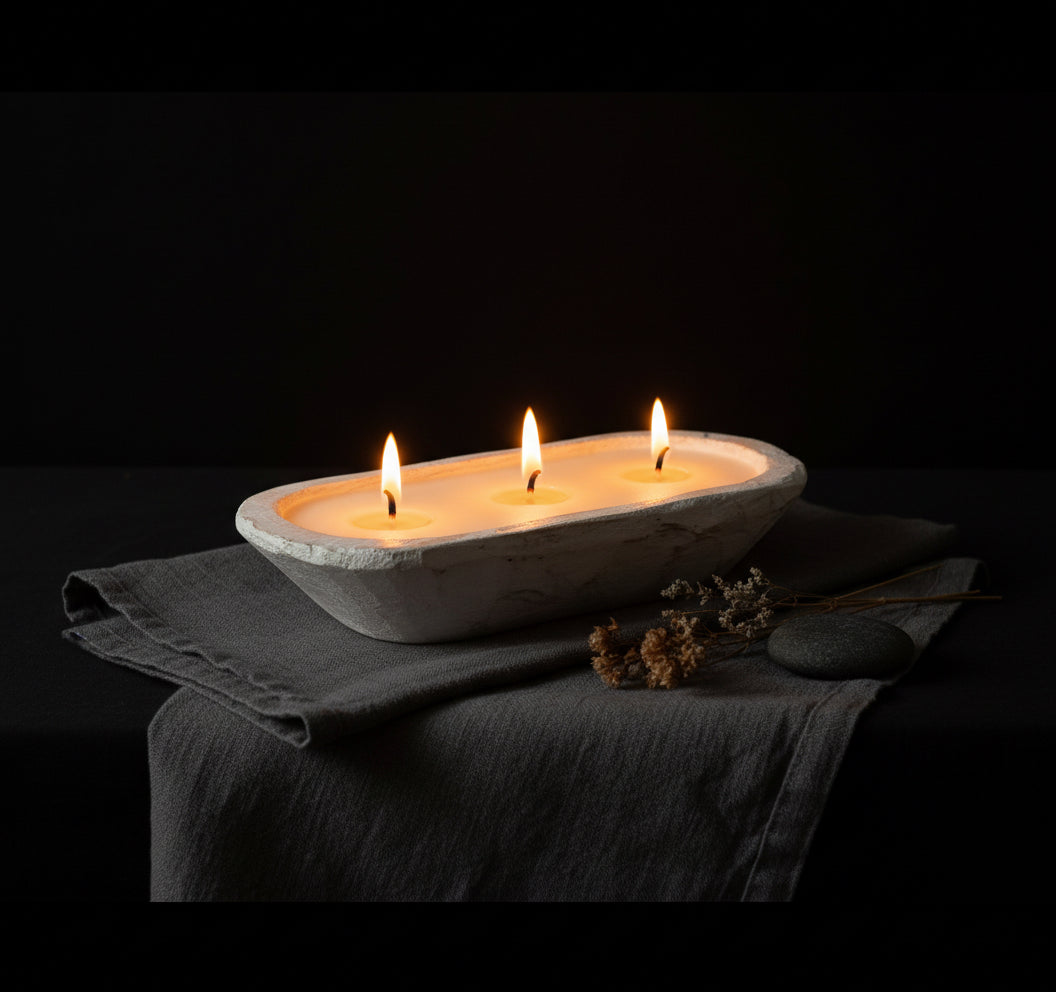 Farmhouse Dough Bowl Candle Scent Fresh Linen