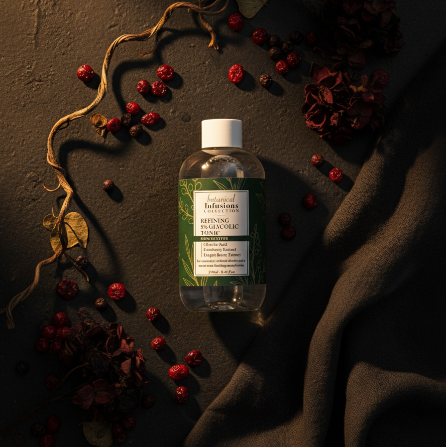 Step 2: Refining 5% Glycolic Tonic
