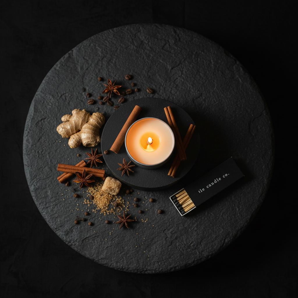 Travel Candle with Matches - Harvest