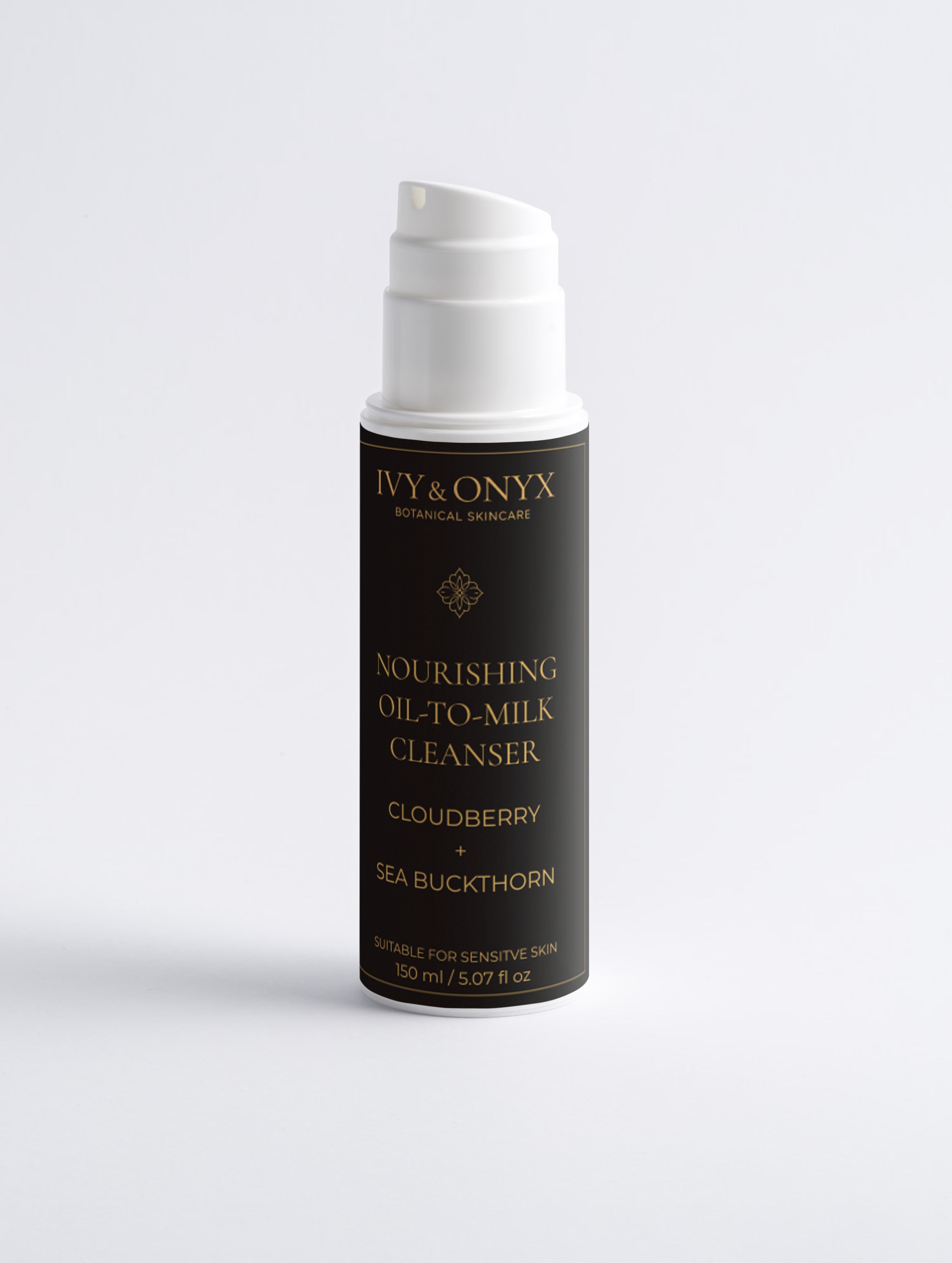 Nourishing Oil-to-Milk Cleanser with Cloudberry + Sea Buckthorn, 150 ml / 5.07 fl oz