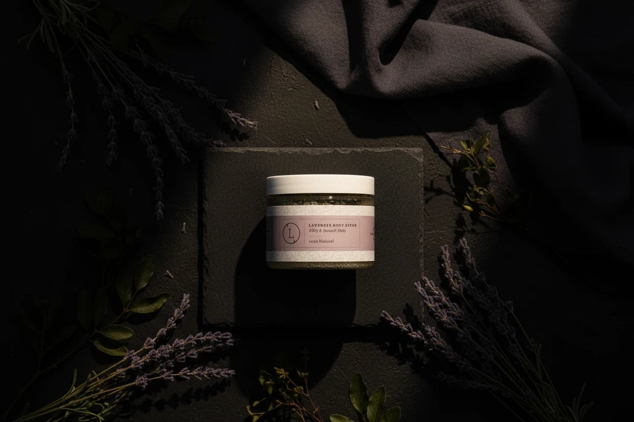 Spa Gift Box, Natural Lavender Bath & Body Relaxing Set