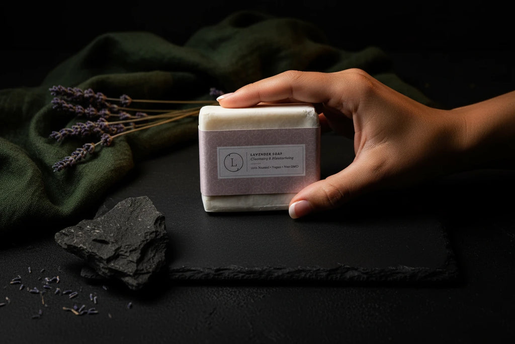 Spa Gift Box, Natural Lavender Bath & Body Relaxing Set