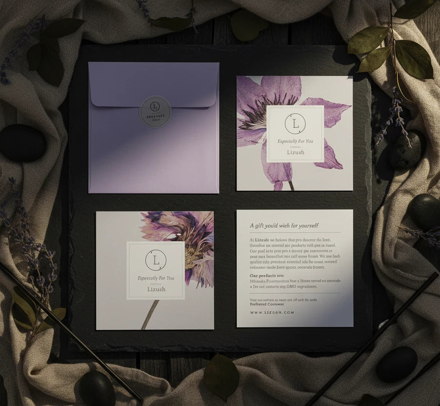 Spa Gift Box, Natural Lavender Bath & Body Relaxing Set