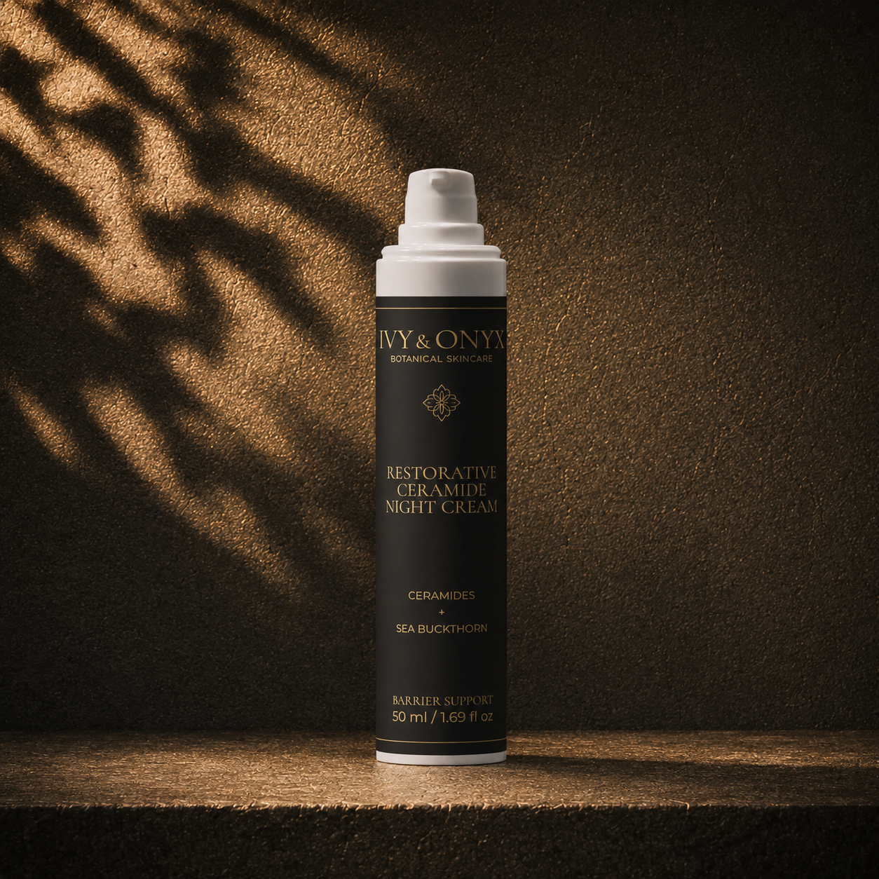 Crema de Noche Reparadora con Ceramidas + Espino Cerval de Mar