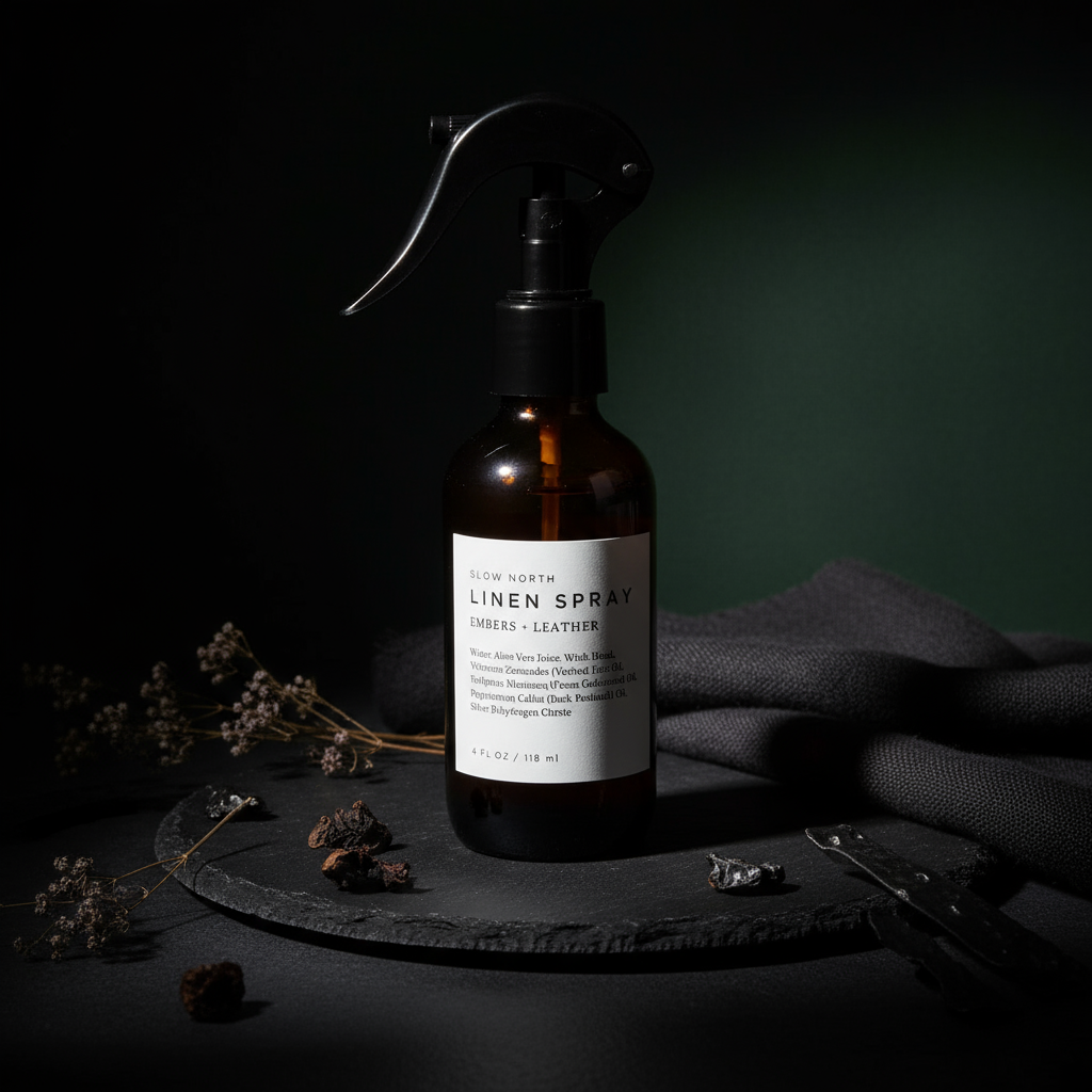 Linen Spray - Embers + Leather