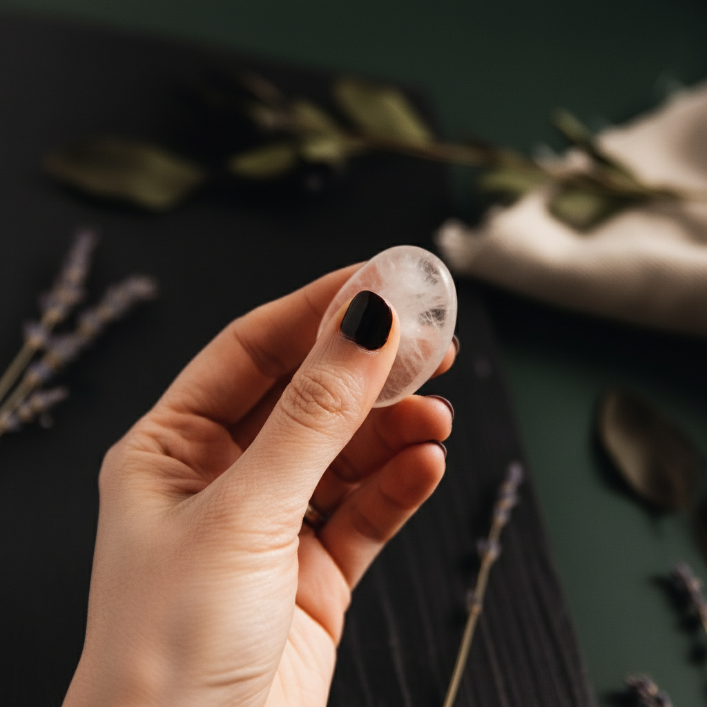 Clear Quartz - Meditation Stone