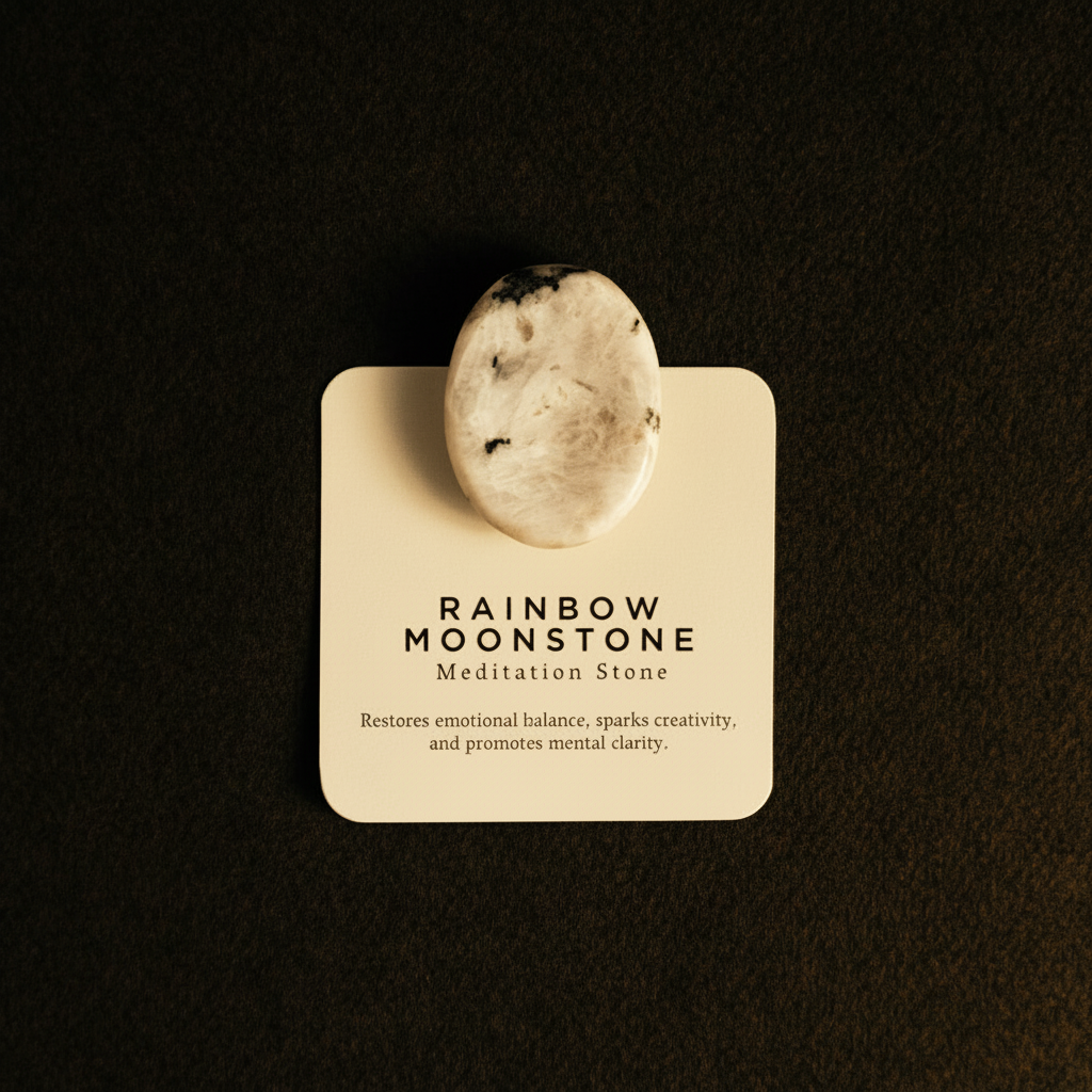 Rainbow Moonstone - Meditation Stone