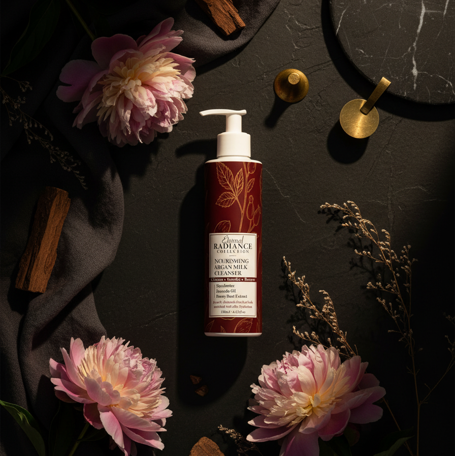 Step 1: Nourishing Argan Cleansing Milk