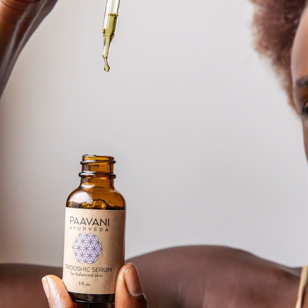 Tridoshic Serum | Ayurvedic Face Oil for Balanced, Glowing Skin-4