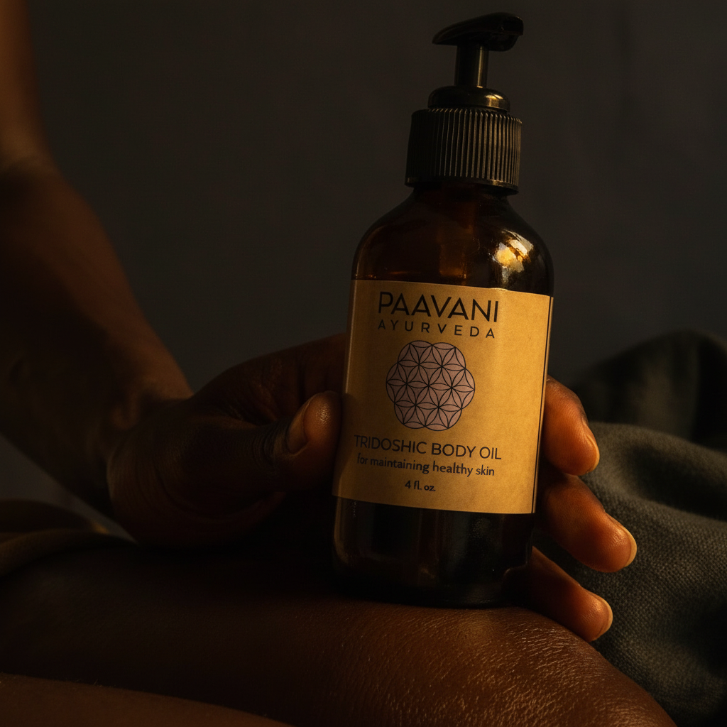 Tridoshic Body Oil | Balancing Ayurvedic Abhyanga Oil for All Skin Types & Doshas