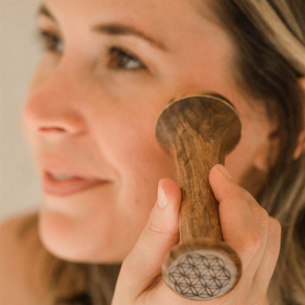 Radiant Skin Ritual | Ayurvedic Kansa Wand Facial Massage Kit-4