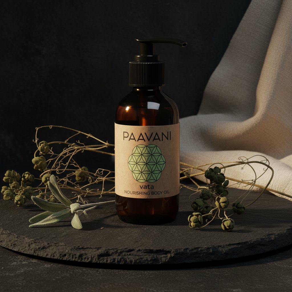 Vata Body Oil | Nourishing Ayurvedic Abhyanga Oil for Dry Skin