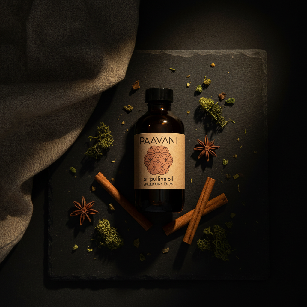 Cinnamon Pulling Oil | Ayurvedic Oil Pulling for Oral Health & Detoxification