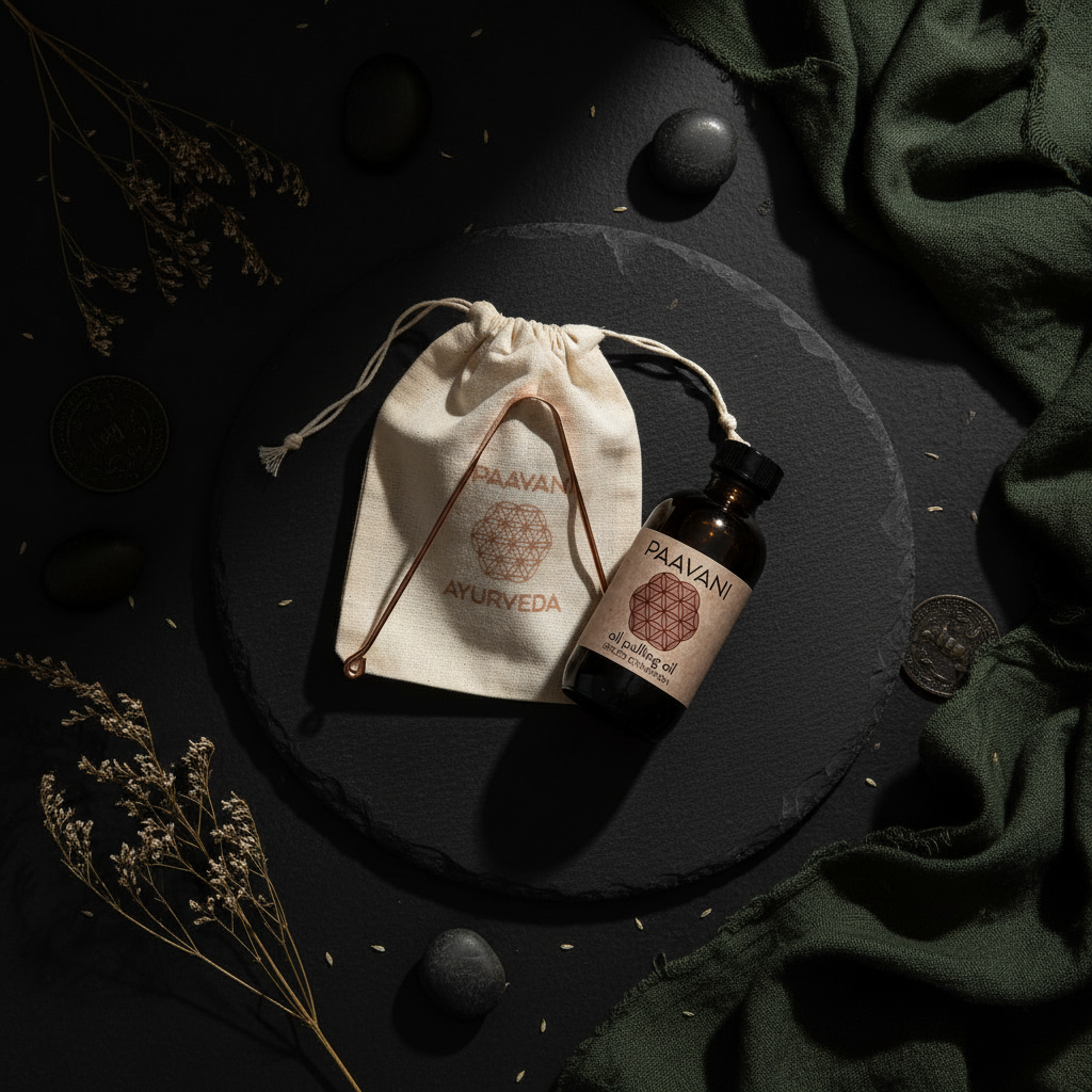 Cinnamon Oral Care Ritual | Ayurvedic Oil Pulling & Tongue Cleaning