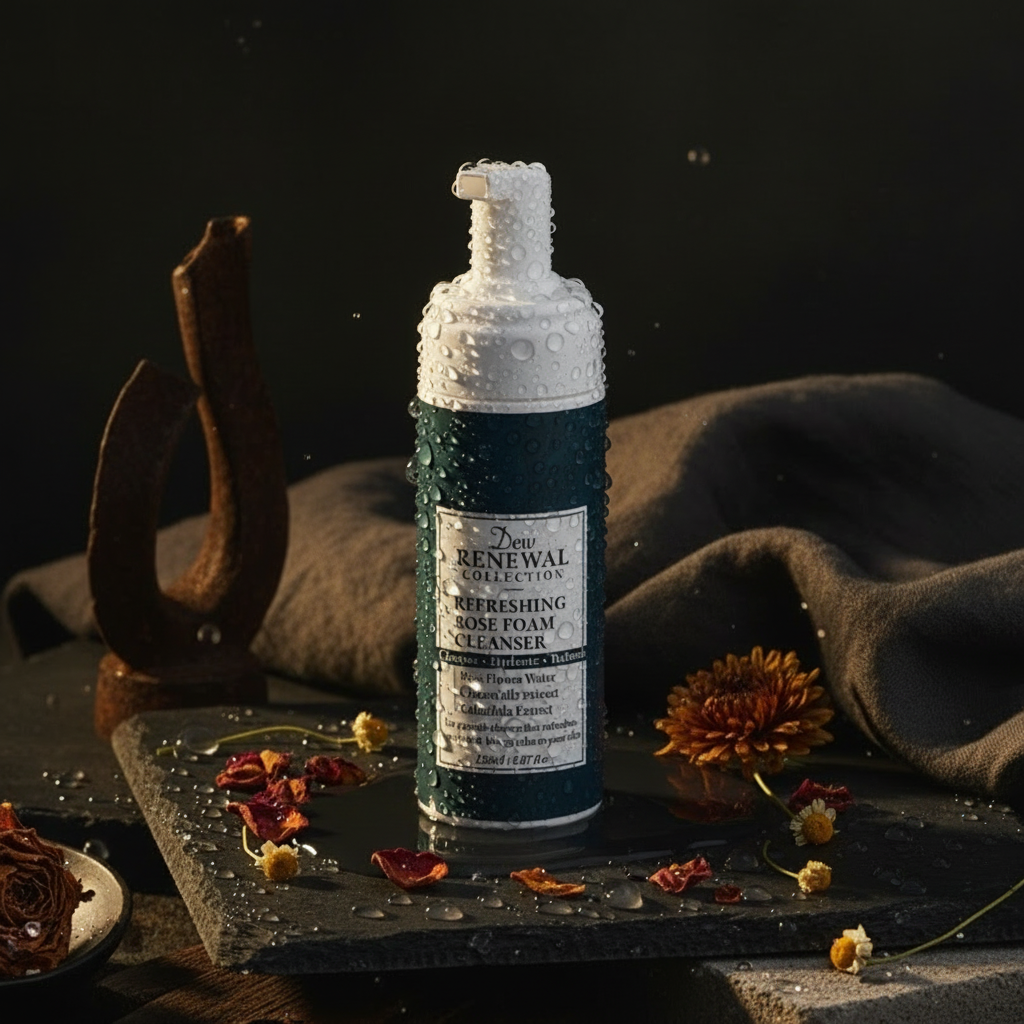 Step 1: Refreshing Rose Foam Cleanser