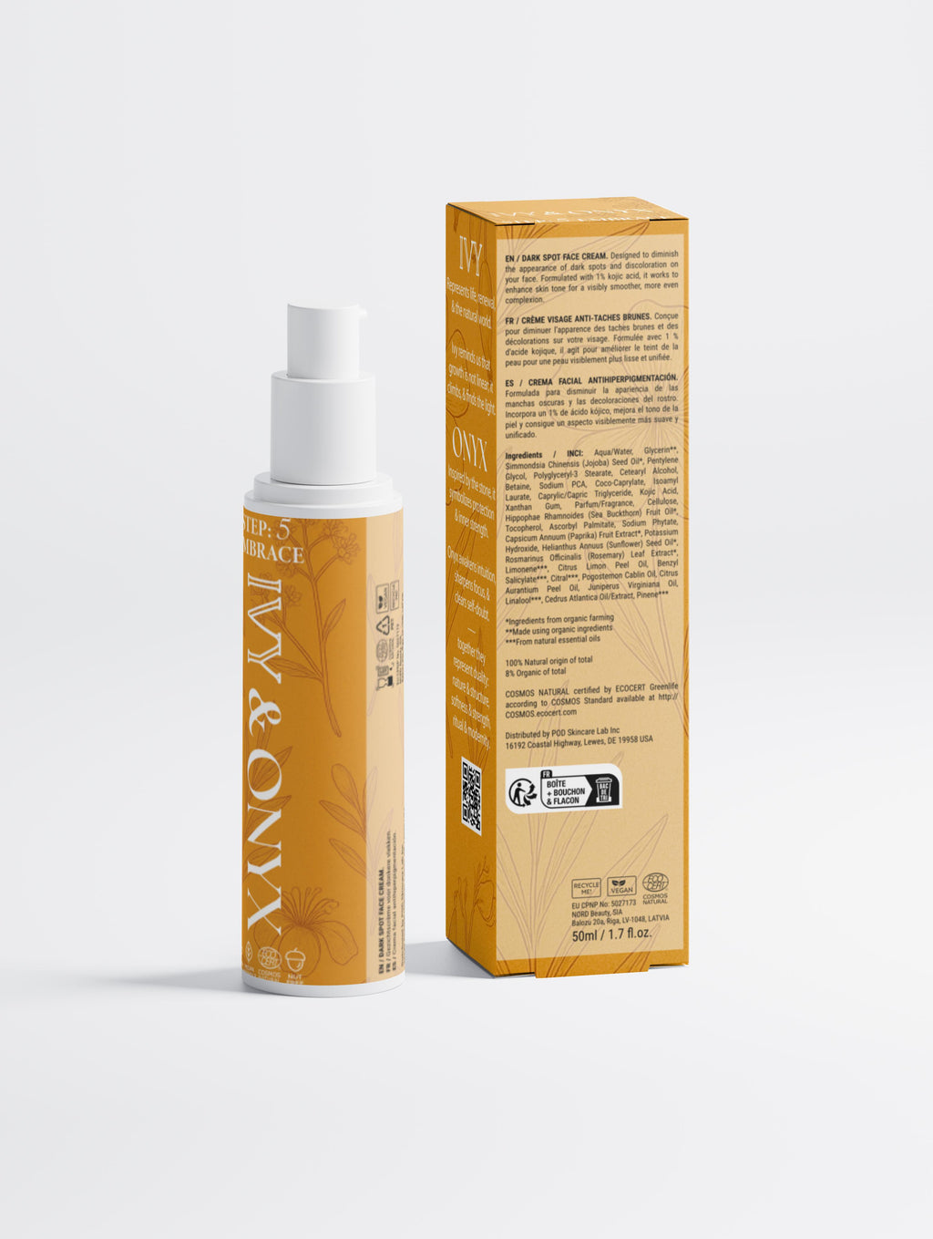 IVY & ONYX | Step 5(PM): Overnight Brightening Kojic Acid Fade Cream